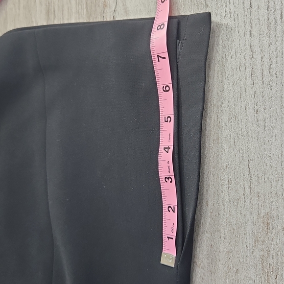 TAHARI BLACK DRESS METAL DETAILS ON SHOULDERS SIZE 12 SPAGHETTI STRAPS BACK - Picture 12 of 13